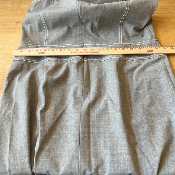 WORTH NY DRESS 14 WOOL BLD CAREER SHEATH MINIMALIST CLASSIC PROFESSIONAL SLEEK - Picture 10 of 13